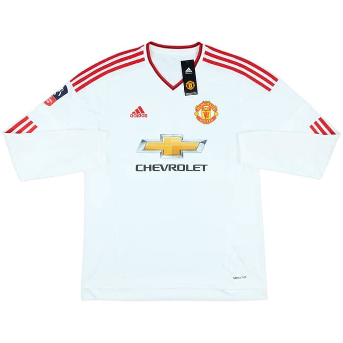 2015-16 Manchester United Away L/S Shirt Schneiderlin #28 (L)