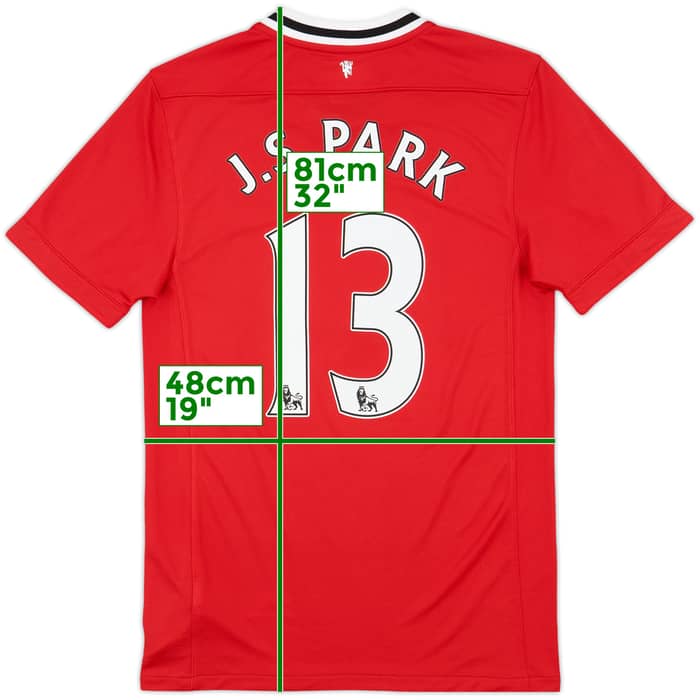 2011-12 Manchester United Home Shirt J.S.Park #13 (S)