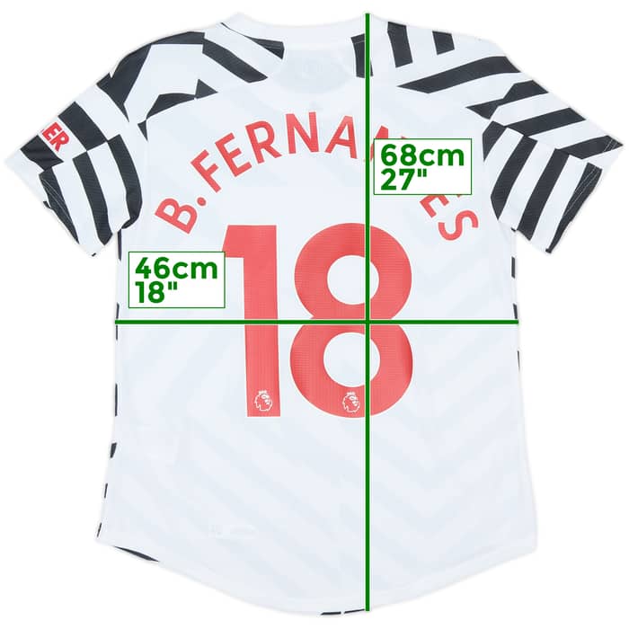 2020-21 Manchester United Authentic Third Shirt B.Fernandes #18 (Women's M)