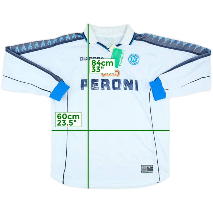 2000-01 Napoli Away L/S Shirt (XXL)