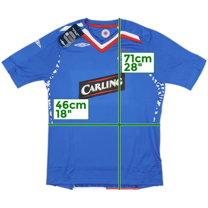 2007-08 Rangers Home Shirt (XL.Boys)