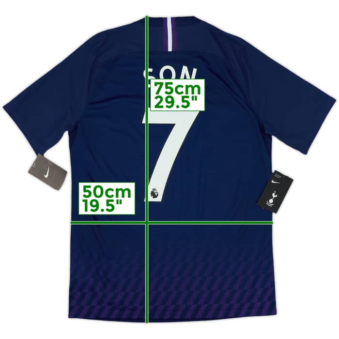 2019-20 Tottenham Authentic Away Shirt Son #7 (M)