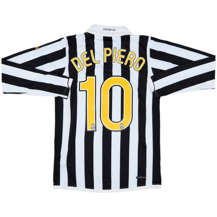 2006-07 Juventus Home L/S Shirt Del Piero #10 (S)