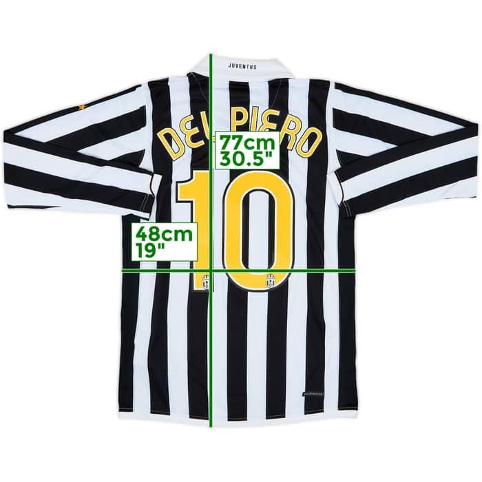 2006-07 Juventus Home L/S Shirt Del Piero #10 (S)