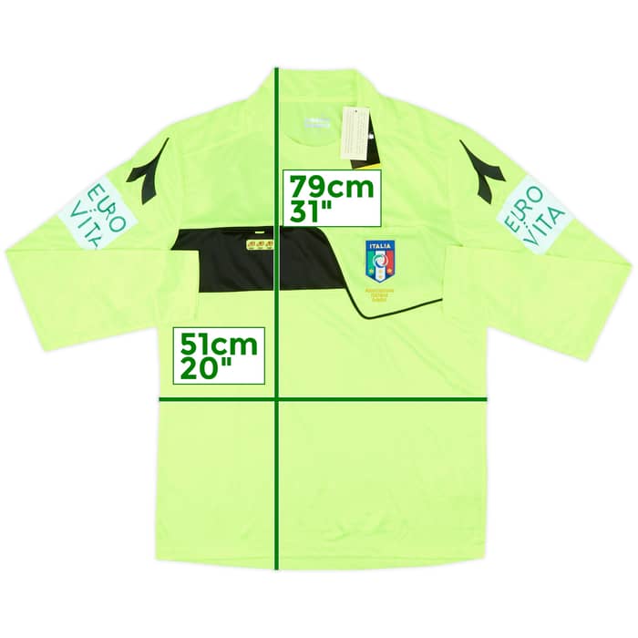 2017-18 Italy Diadora Referee L/S Shirt (M)