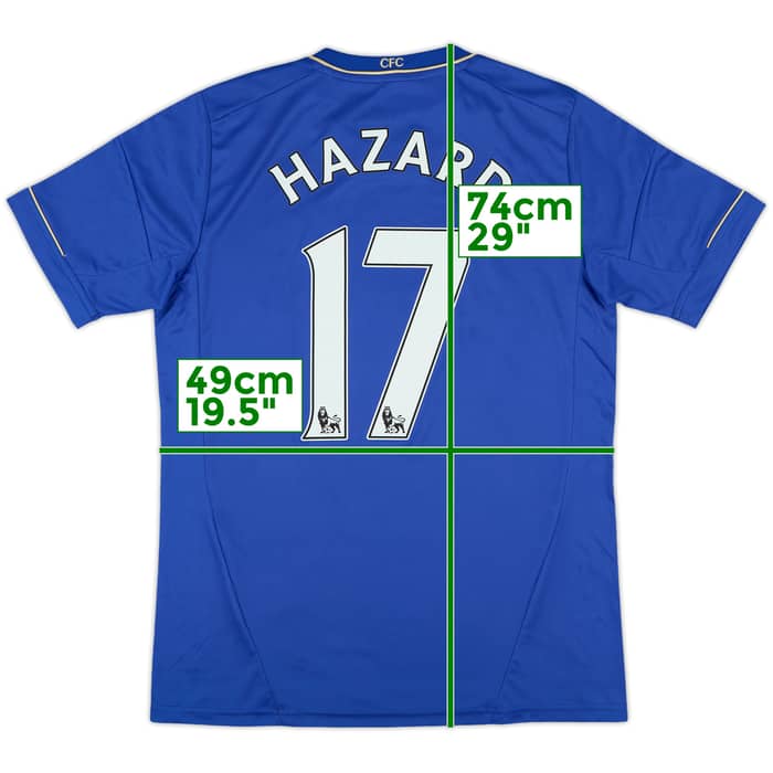 2012-13 Chelsea Home Shirt Hazard #17 (XL.Boys)