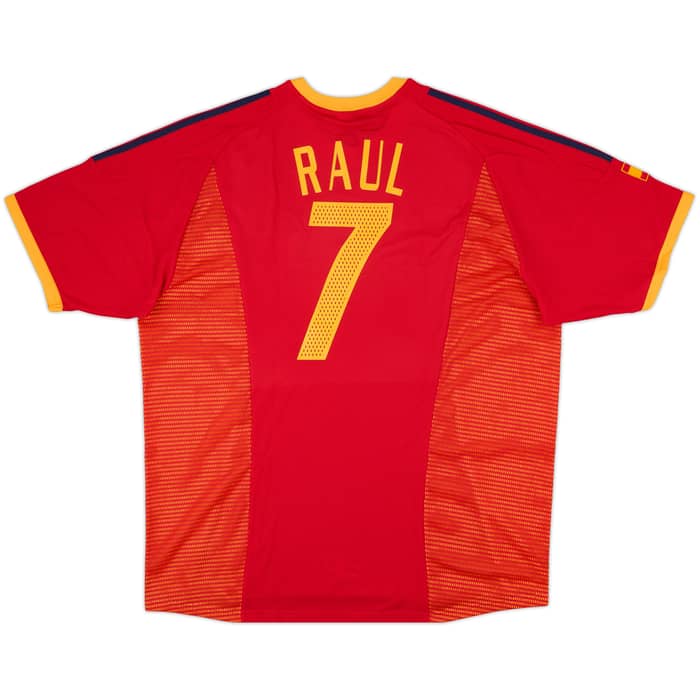 2002-04 Spain Home Shirt Raul #7 (XXL)