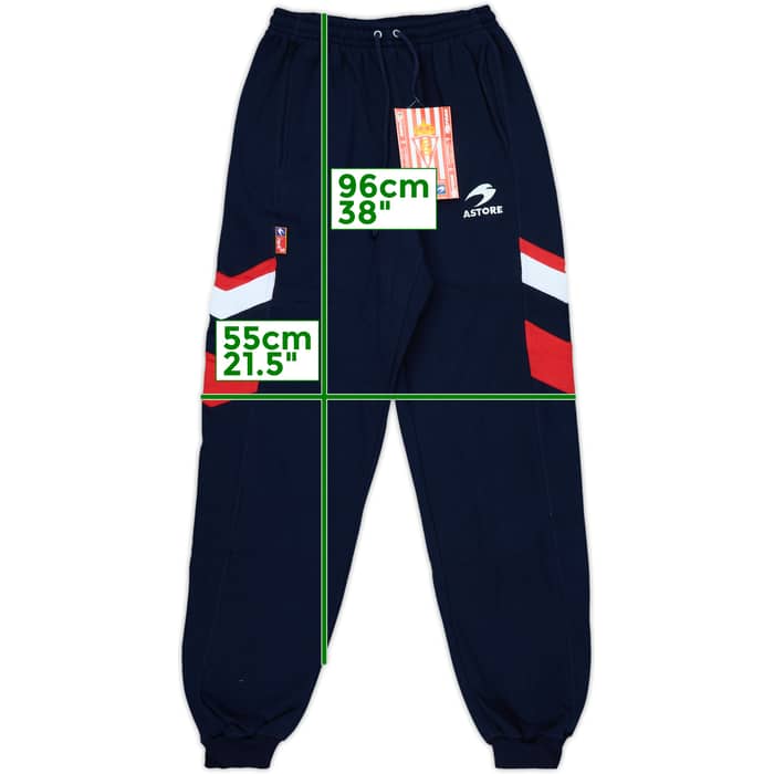 1997-98 Sporting Gijon Astore Track Pants/Bottoms (XL)