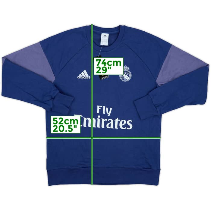 2016-17 Real Madrid adidas Sweat Top (L)
