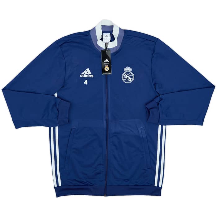 2016-17 Real Madrid adidas Player Issue Track Jacket #4 (S. Ramos) (M)