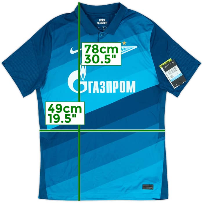 2020-21 Zenit St. Petersburg Home Shirt (M)