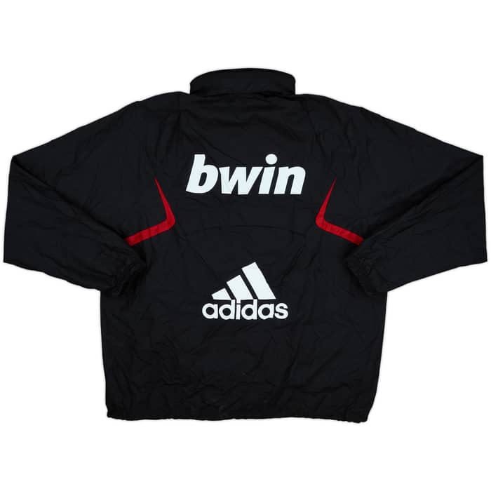 2009-10 AC Milan adidas Hooded Windbreaker (L/XL)