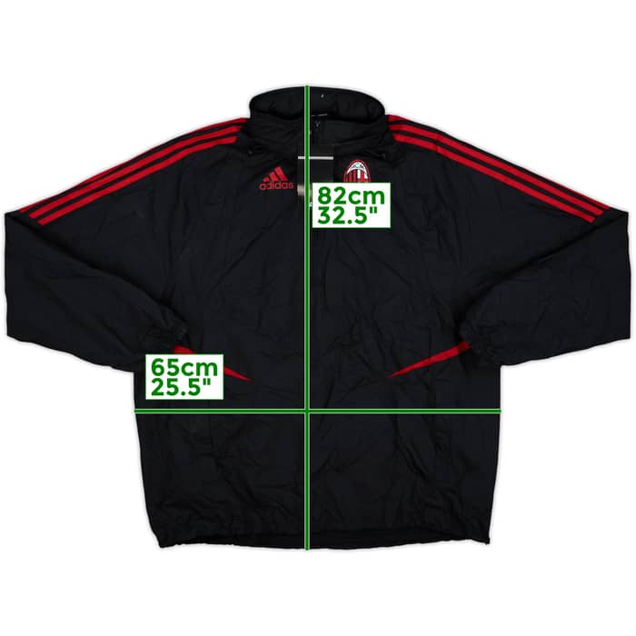 2009-10 AC Milan adidas Hooded Windbreaker (L/XL)