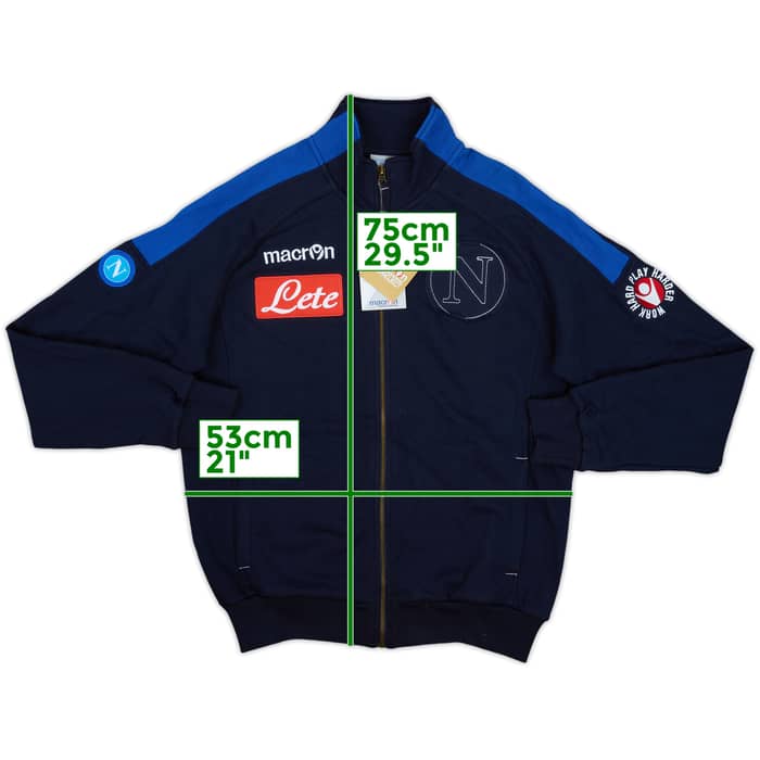 2009-10 Napoli Macron Track Jacket (M)