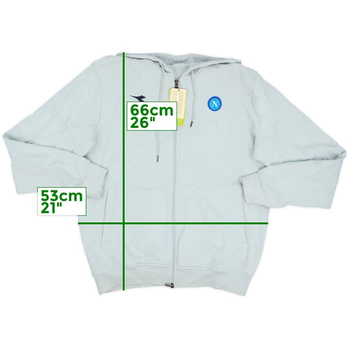 2008-09 Napoli Diadora Hooded Track Jacket (M)