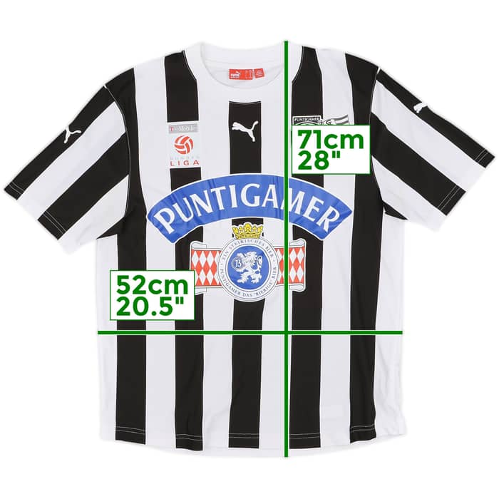 2007-08 Sturm Graz Signed Home Shirt - 8/10 - (XL.Boys)