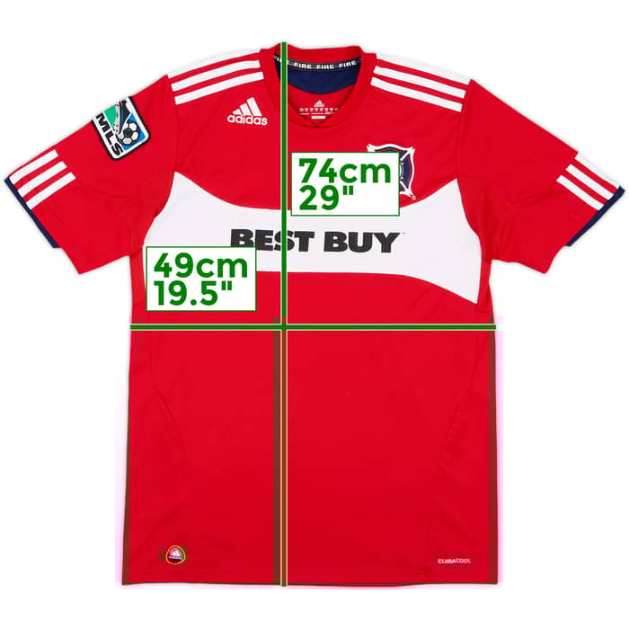 2010 Chicago Fire Home Shirt - 9/10 - (XL.Boys)