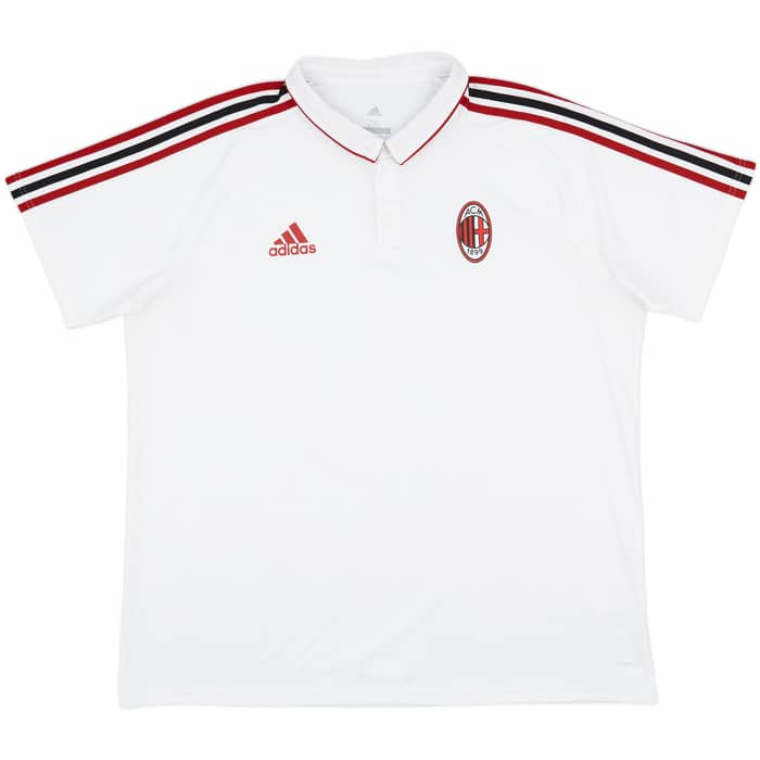 2017-18 AC Milan adidas Polo Shirt - 9/10 - (XXL)