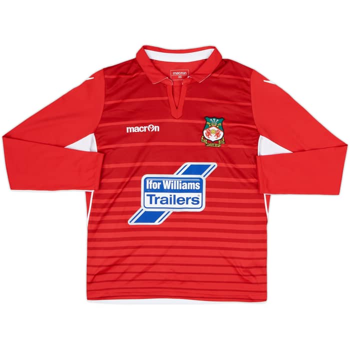 2017-18 Wrexham Home L/S Shirt Pearson #5 - 7/10 - (XS)