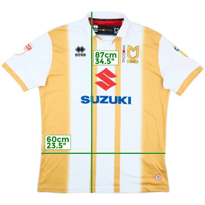 2018-19 MK Dons Home Shirt - 10/10 - (XL)