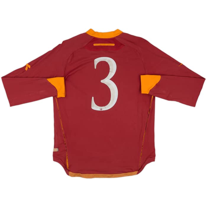 2006-07 Roma Match Issue Home L/S Shirt #3