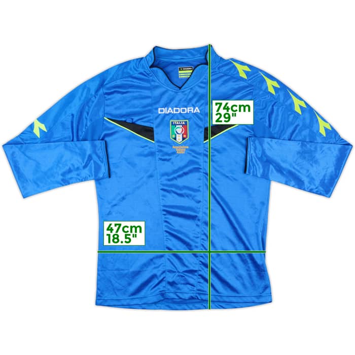 2000s Italy Diadora Referee L/S Shirt - 7/10 - (S)