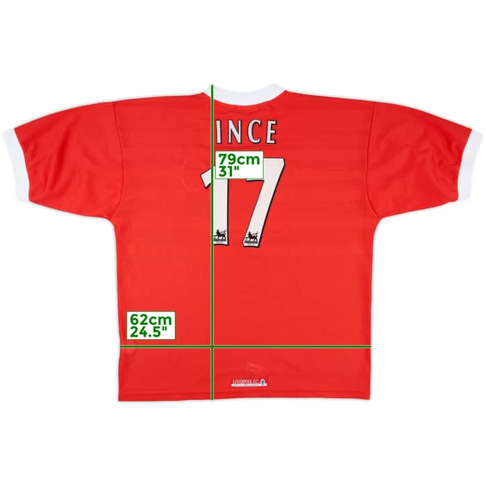 1998-00 Liverpool Home Shirt Ince #17 - 8/10 - (XL)