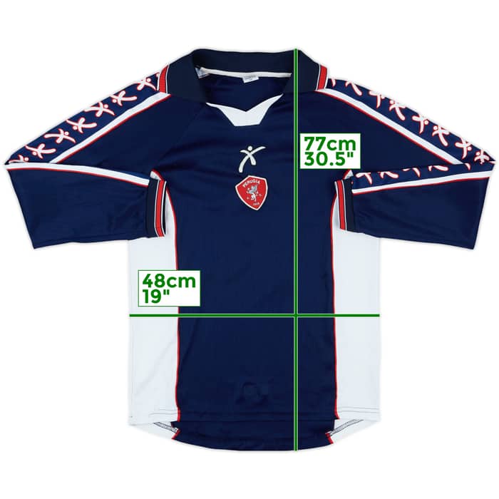 2000-01 Perugia Third L/S Shirt #15 - 7/10 - (L)