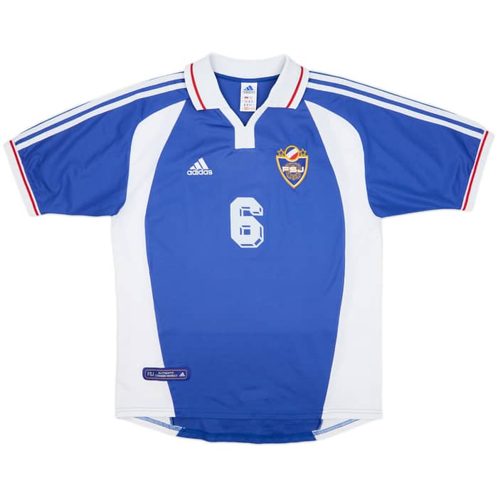 2000-01 Yugoslavia Home Shirt #6 - 9/10 - (M)