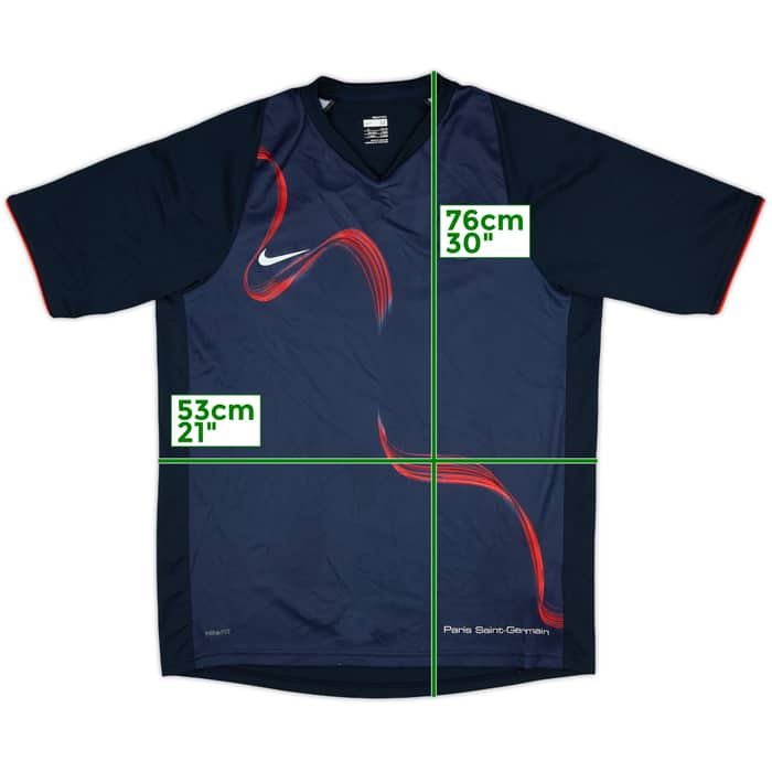 2007-08 Paris Saint-Germain Nike Training Shirt - 9/10 - (M)