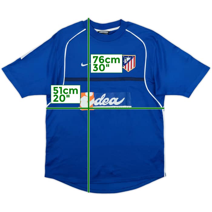 2001-02 Atletico Madrid Nike Training Shirt - 6/10 - (M)