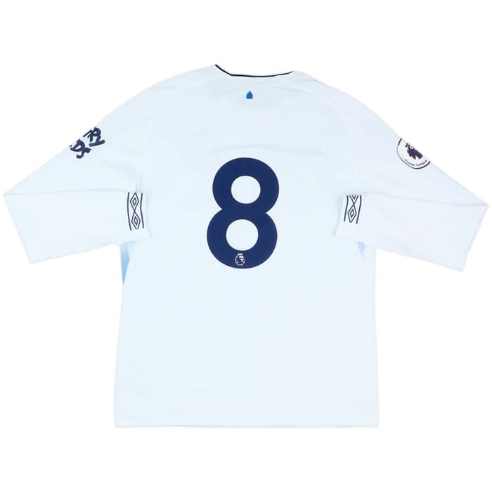 2018-19 Everton Match Issue Third L/S Shirt #8