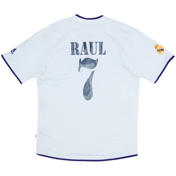 2002-03 Real Madrid Centenary Third Shirt Raul #7 - 5/10 - (L)