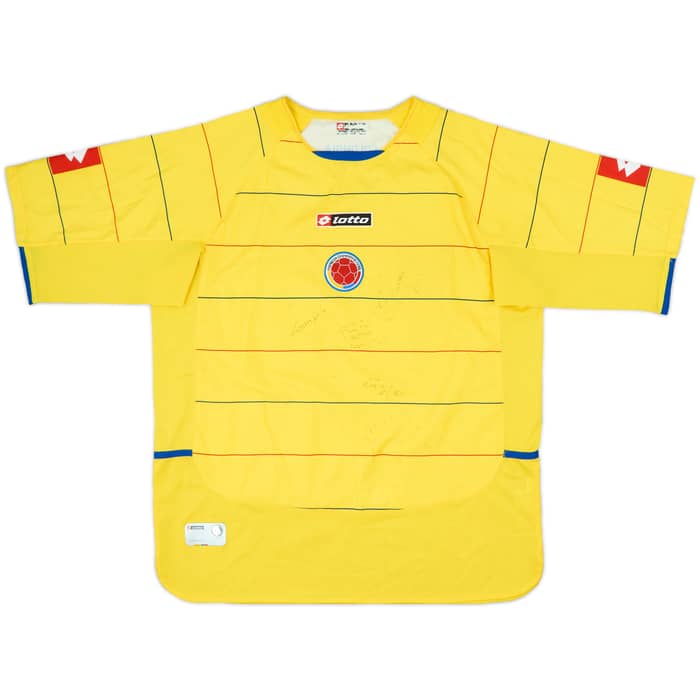 2004-06 Colombia Signed Home Shirt - 8/10 - (L)