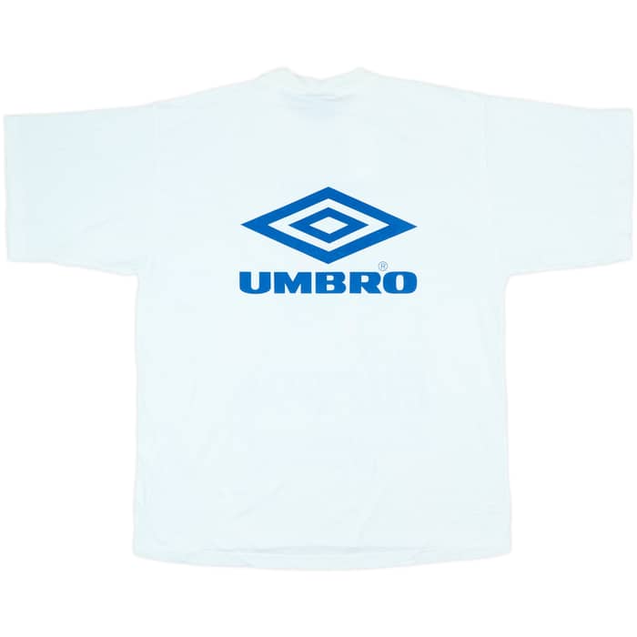 1996 England Umbro 'Euro 96' Signed Leisure Shirt - 8/10 - (XL)
