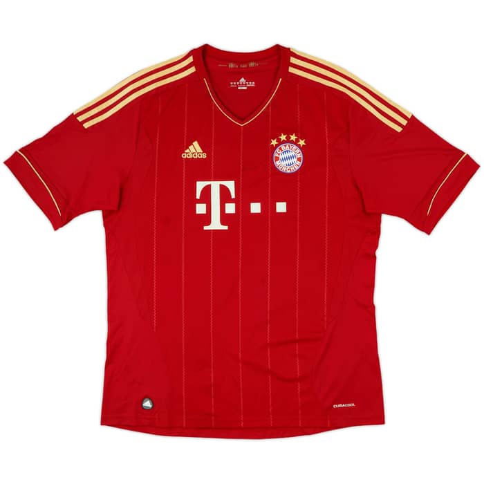 2011-13 Bayern Munich Signed Home Shirt Muller #25 - 7/10 - (XL)