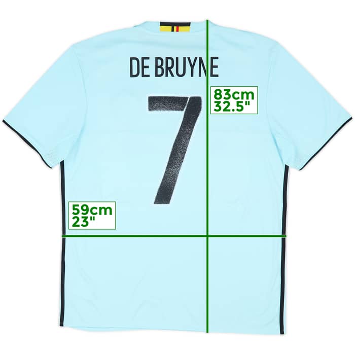 2016-17 Belgium Away Shirt De Bruyne #7 (XL)