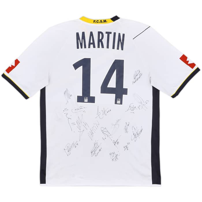 2011-12 Sochaux Signed Away Shirt Martin #14 - 8/10 - (M)