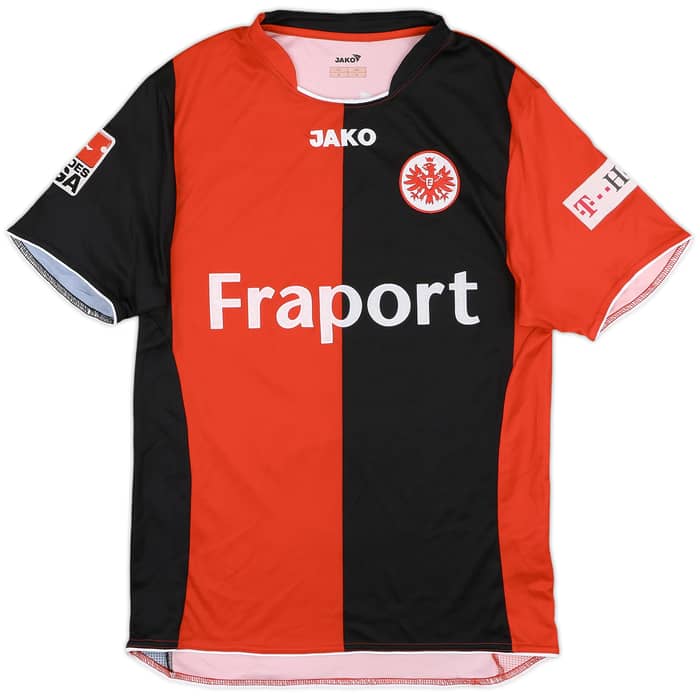 2007-09 Eintracht Frankfurt Signed Home Shirt Fink #6 - 8/10 - (S)