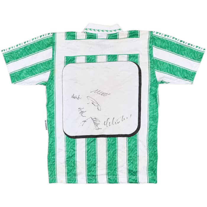 1996-98 Rapid Vienna Signed Home Shirt - 8/10 - (L)