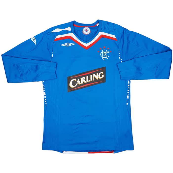 2007-08 Rangers Home L/S Shirt Boyd #9 - 5/10 - (S)