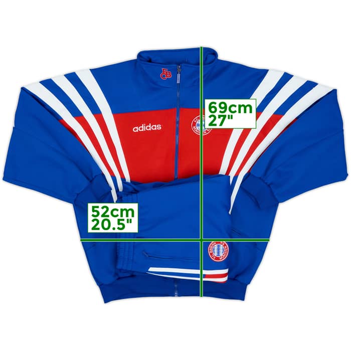 1995-96 Bayern Munich adidas Tracksuit - 9/10 - (M)