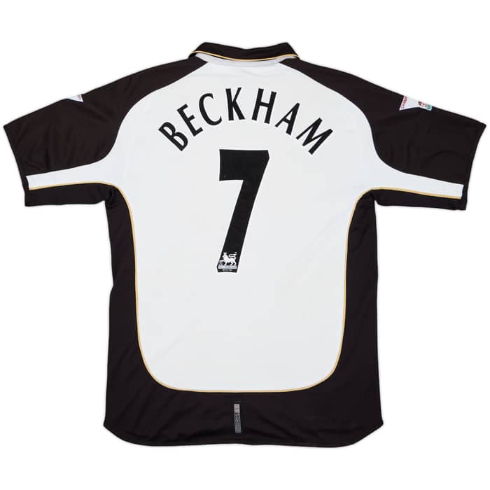 2001-02 Manchester United Centenary Away/Third Shirt Beckham #7 - 5/10 - (L)