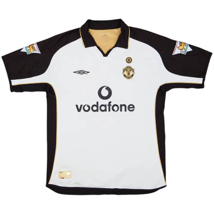 2001-02 Manchester United Centenary Away/Third Shirt Beckham #7 - 5/10 - (L)