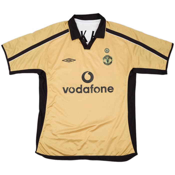 2001-02 Manchester United Centenary Away/Third Shirt Beckham #7 - 5/10 - (L)