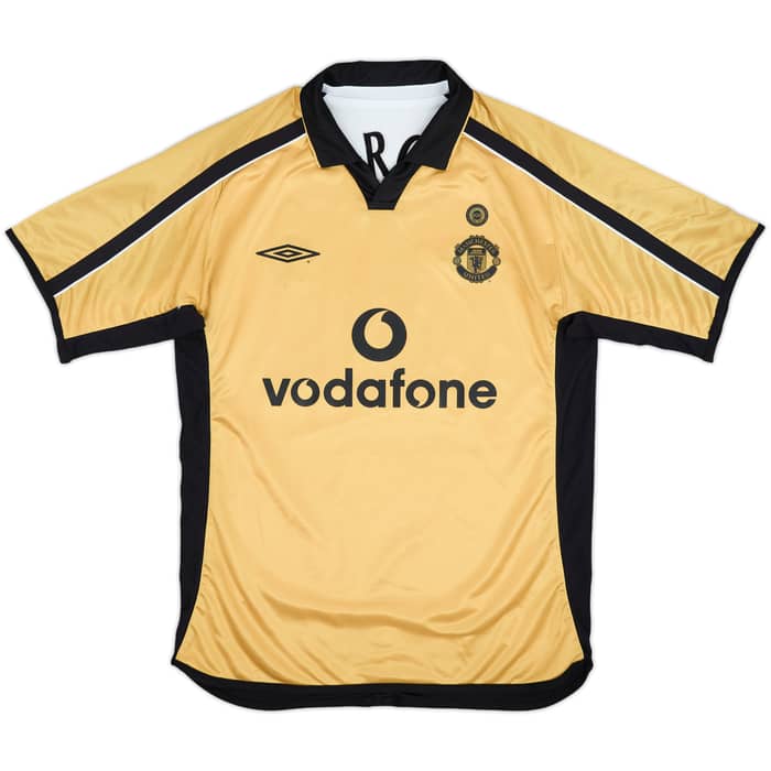 2001-02 Manchester United Centenary Away/Third Shirt Veron #4 - 9/10 - (M)