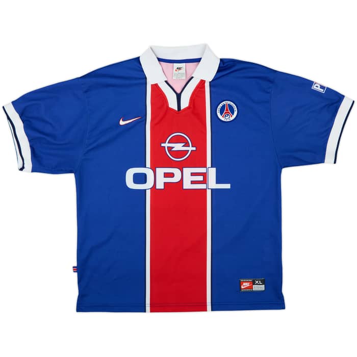 1997-98 Paris Saint-Germain Home Shirt Rai #10 - 8/10 - (XL)