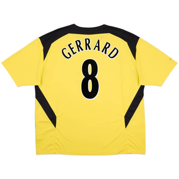 2004-06 Liverpool Away Shirt Gerrard #8 - 4/10 - (XXL)