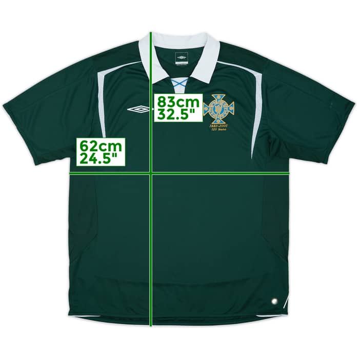 2005 Northern Ireland '125 Years' Shirt - 9/10 - (XXL)