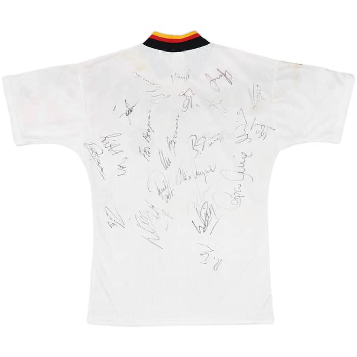 1994-96 Germany Signed Home Shirt - 8/10 - (S)